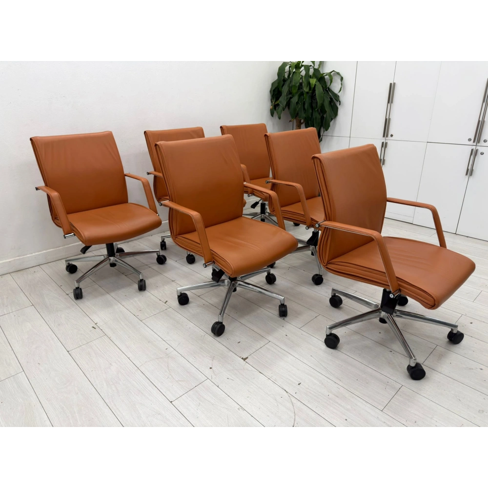 Nurus Seben Deri Toplantı Koltuğu Çalışma Koltuğu