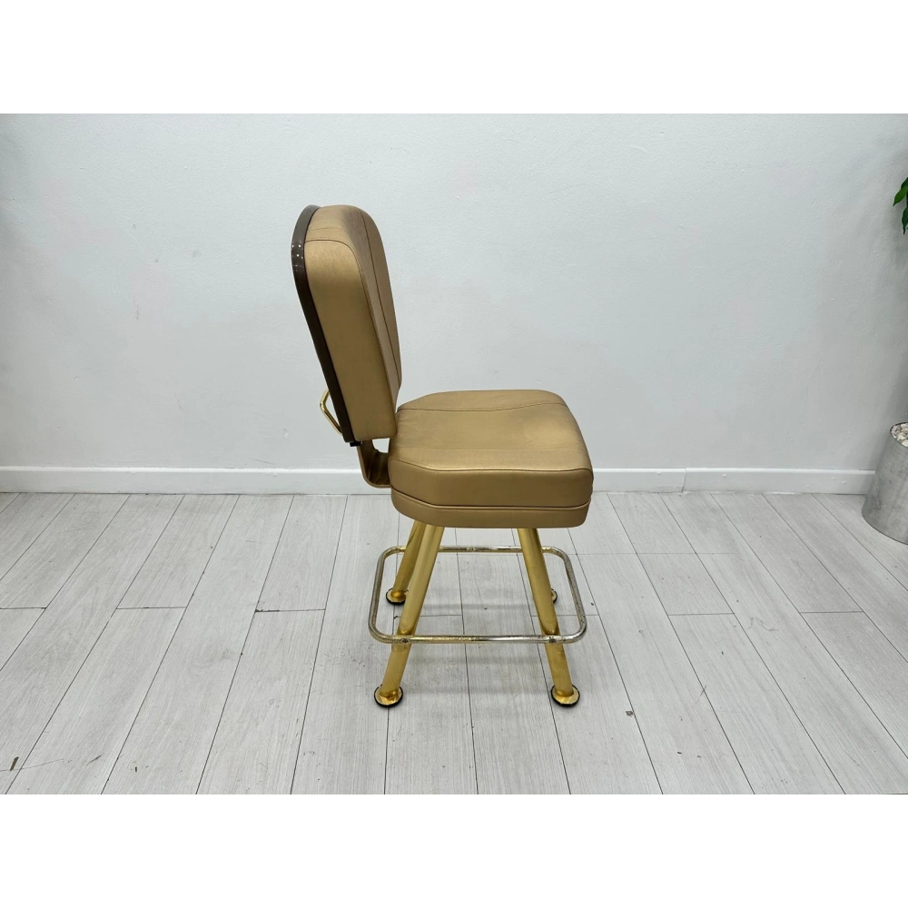 Patir Alman Bar Sandalyesi Dönerli Bar Taburesi