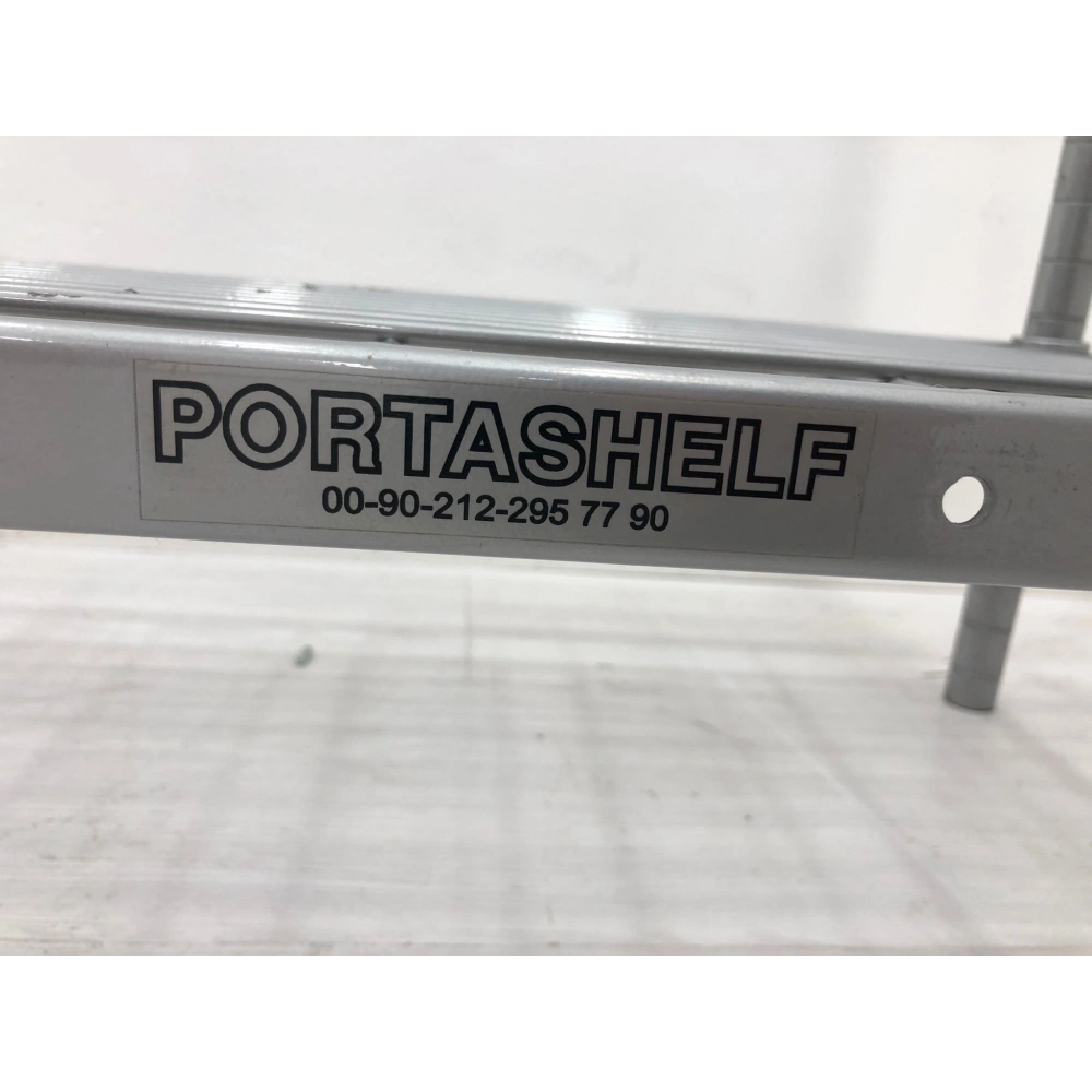 Portashelf Paslanmaz Ayarlanabilir Demir Raf