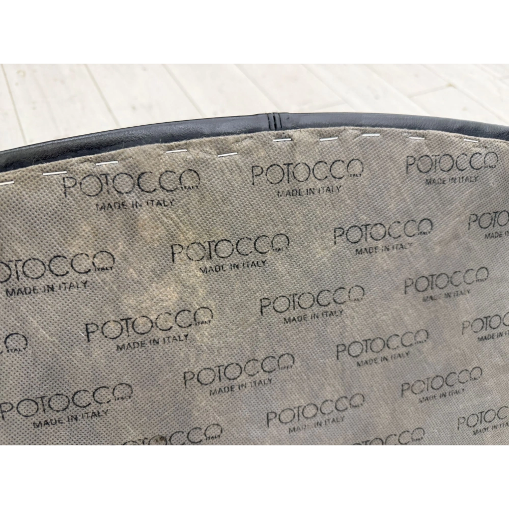 Potocco Gerçek Deri Misafir Bekleme Koltuğu