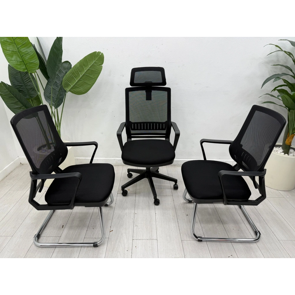 Power Yönetici Koltuğu ve Bekleme Koltuğu (set)