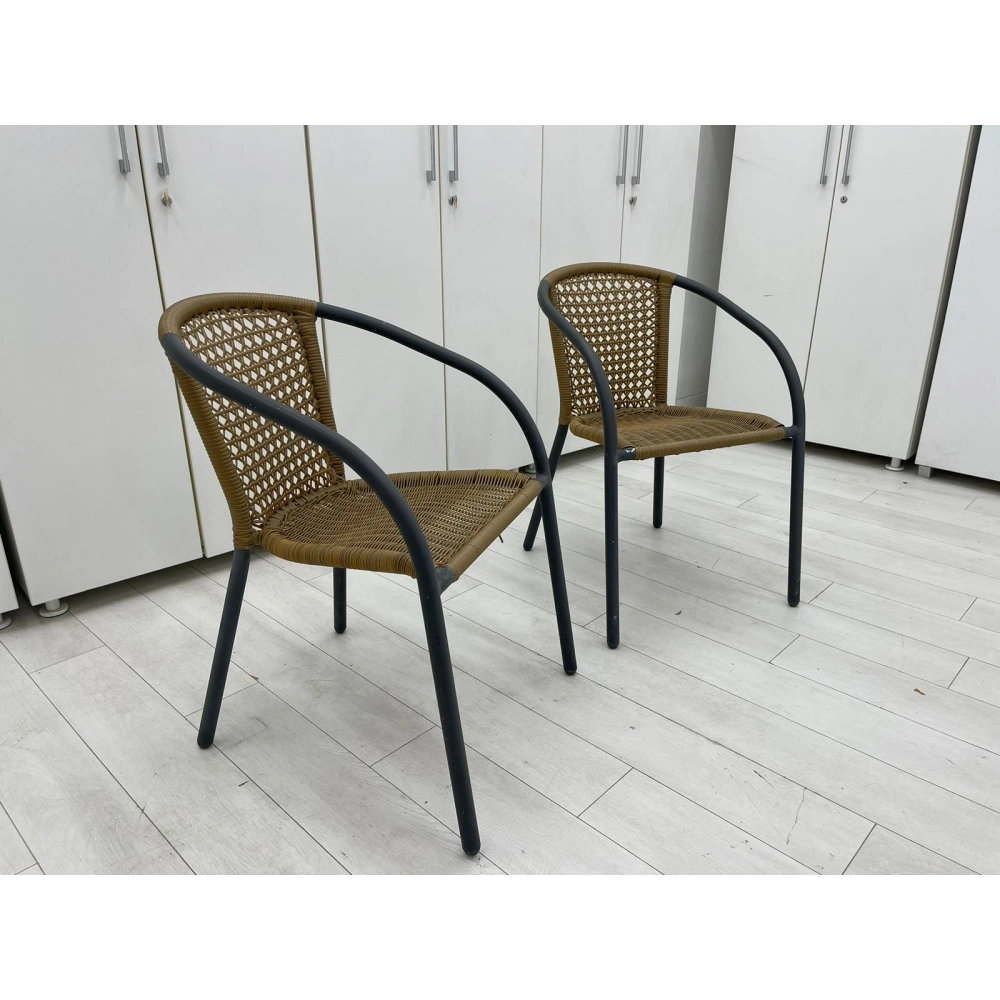 Rattan Balkon Bahçe Sandalyesi Dış Mekan Sandalye