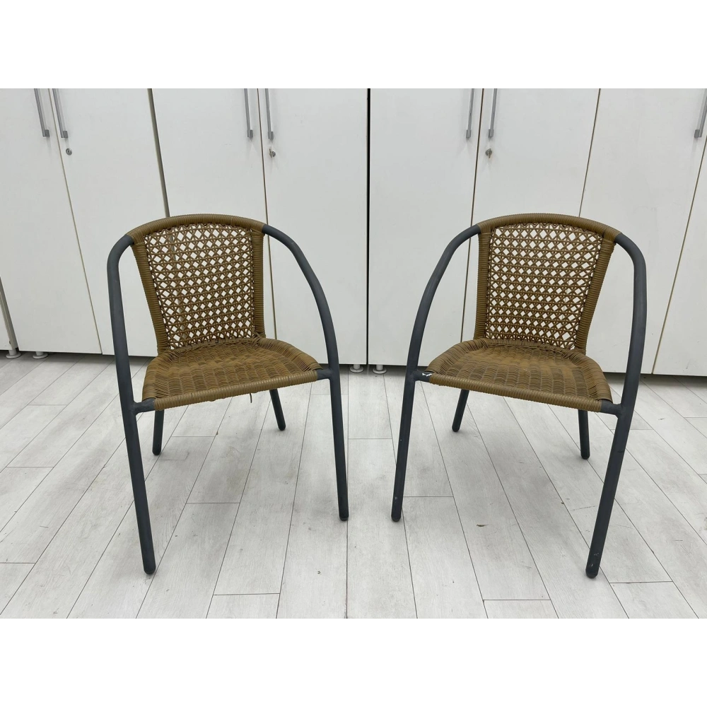 Rattan Balkon Bahçe Sandalyesi Dış Mekan Sandalye