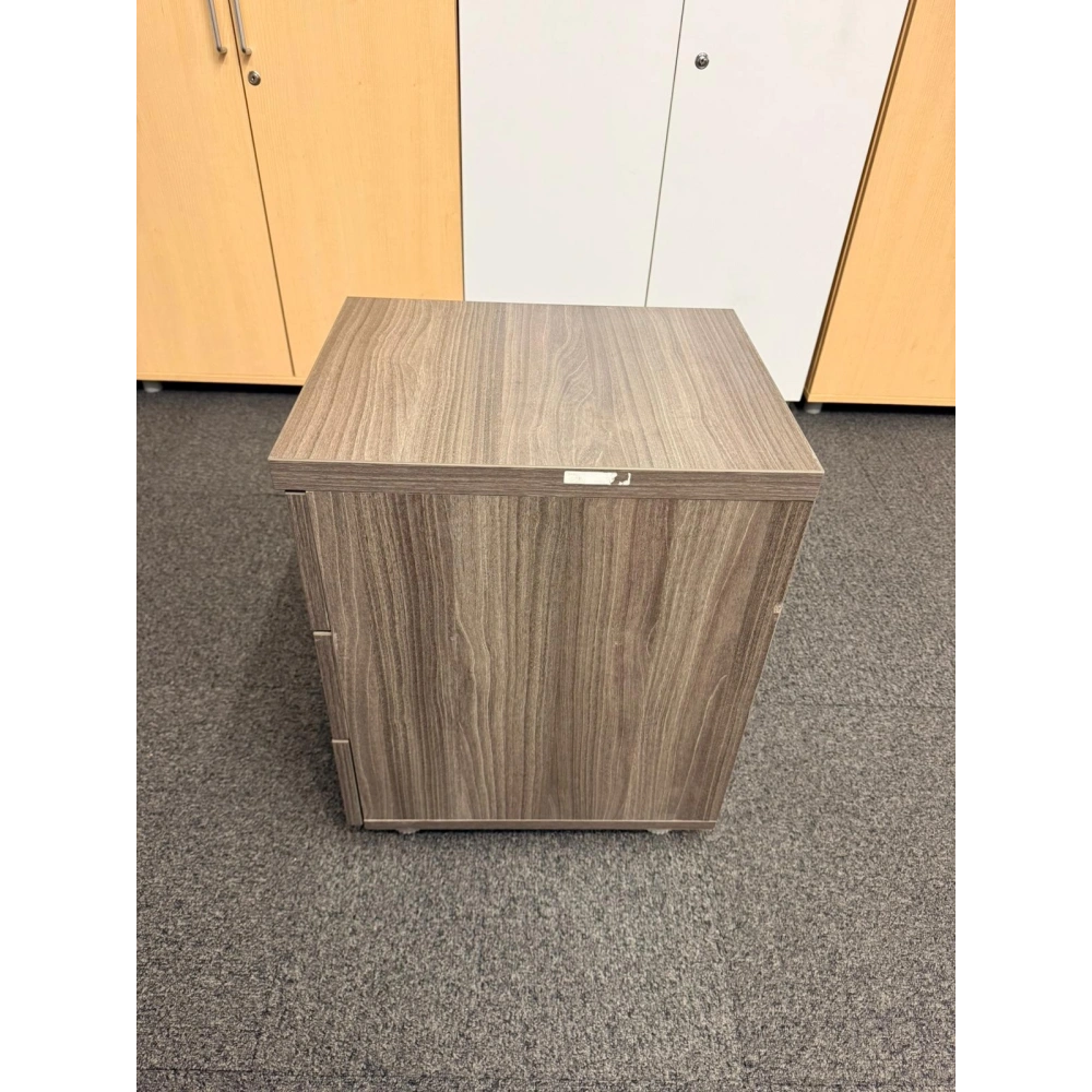 Sabit Ayaklı 3 Çekmeceli Ahşap Keson