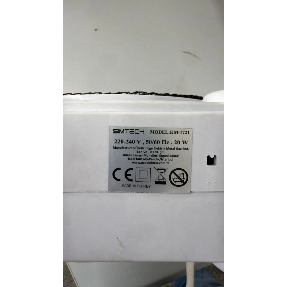 Sımtech Km 1721 Masaüstü Vantilatör