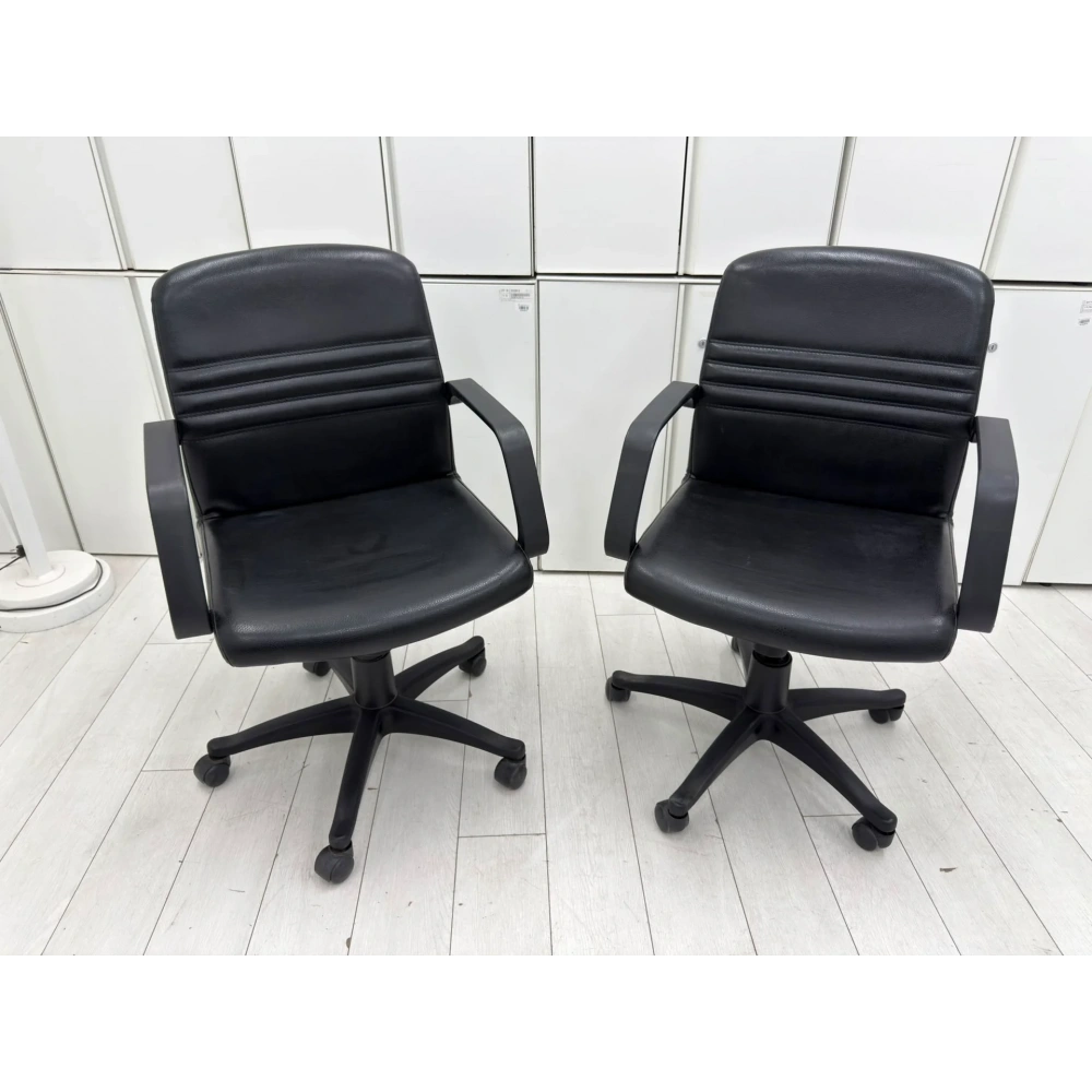 SİYAH DERİ ÇALIŞMA KOLTUĞU - OFİS ÇALIŞMA KOLTUĞU - M5010