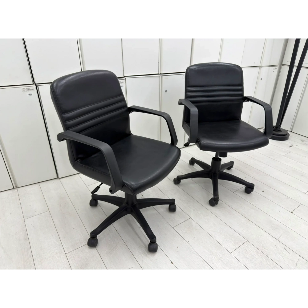 SİYAH DERİ ÇALIŞMA KOLTUĞU - OFİS ÇALIŞMA KOLTUĞU - M5010