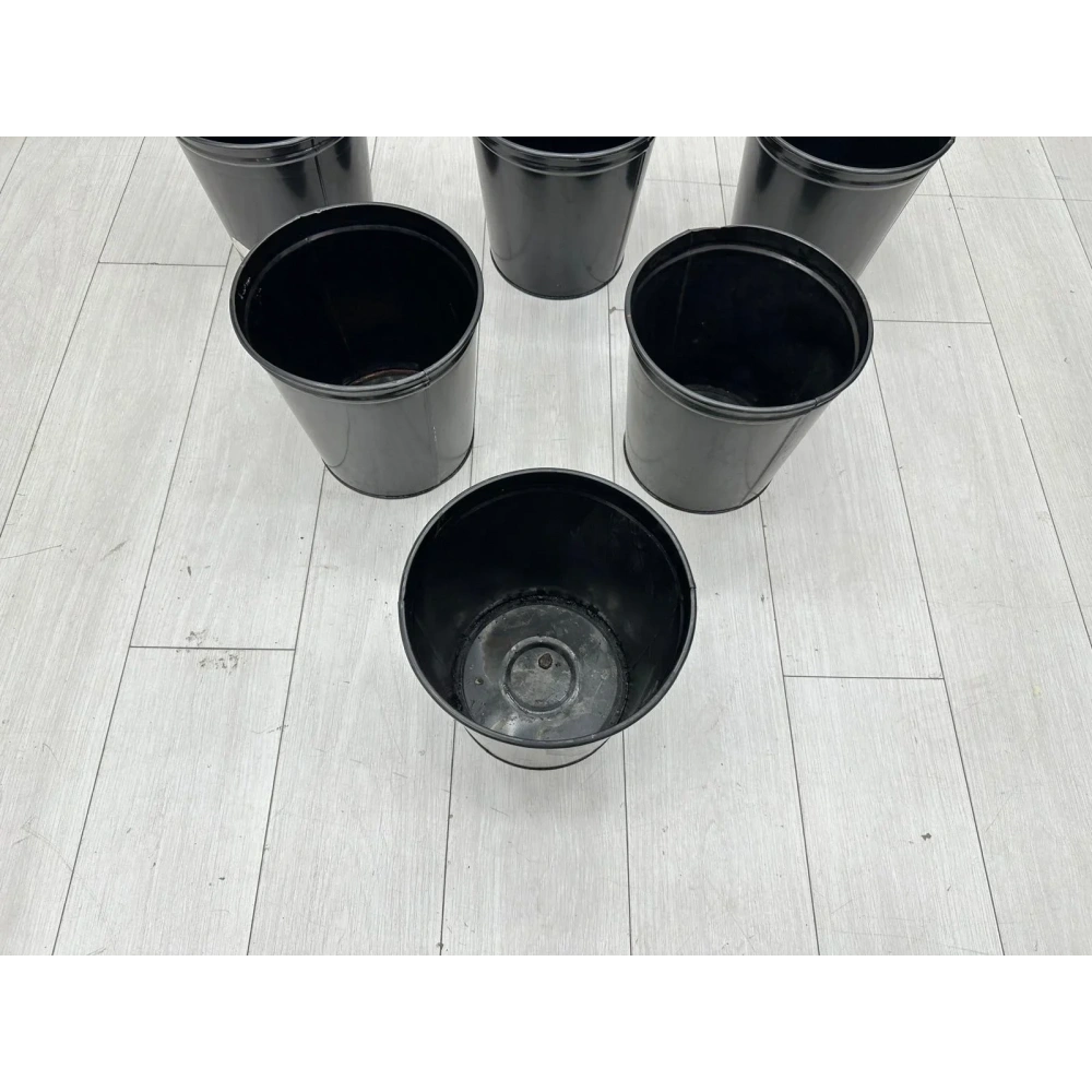 Siyah Metal Çöp Kovası - M2219
