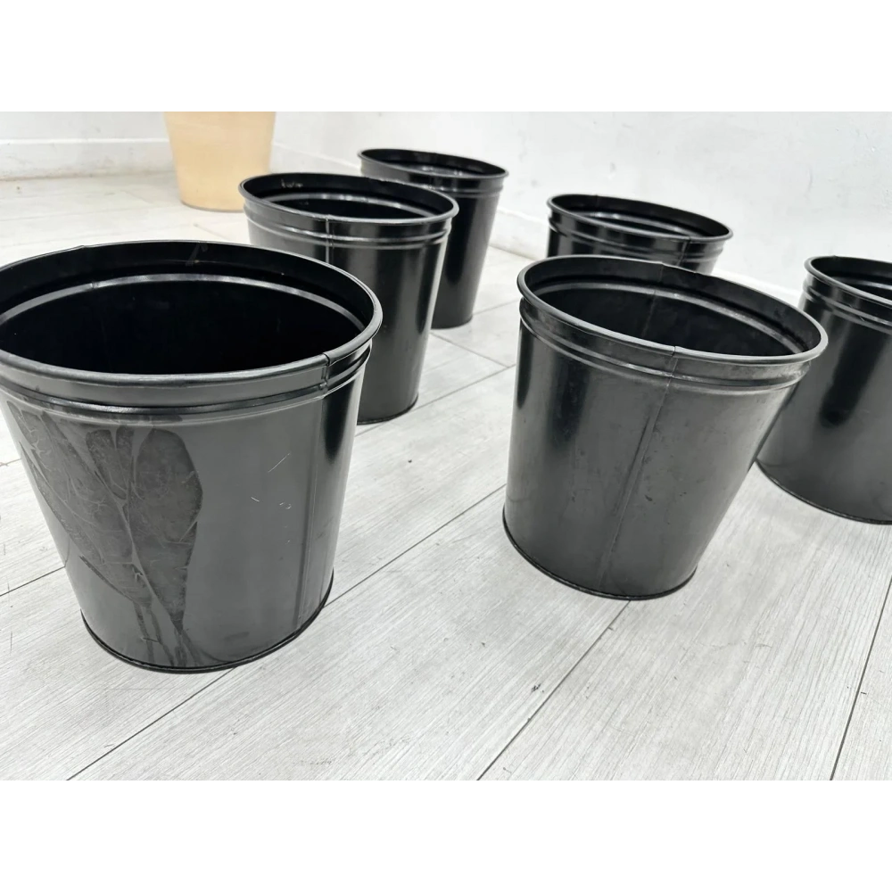 Siyah Metal Çöp Kovası - M2219