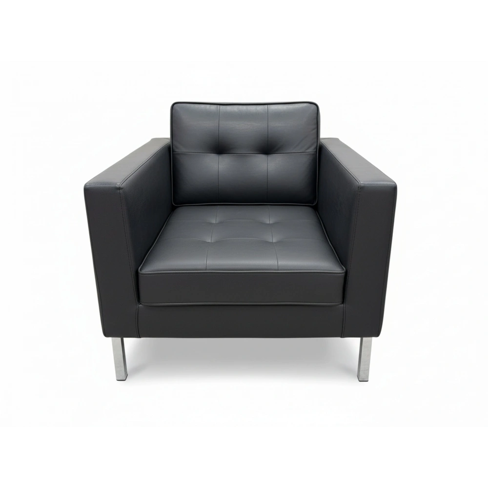 Soffa Deri Tekli Misafir Bekleme Koltuğu