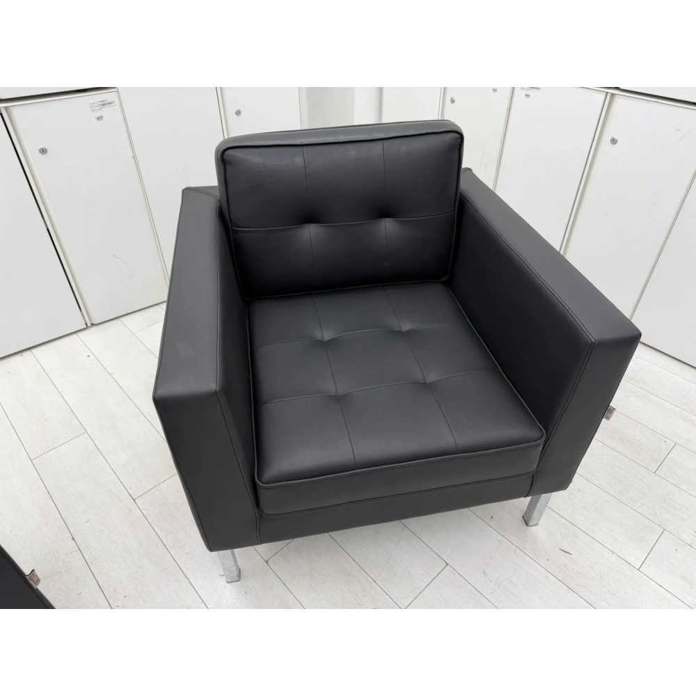 Soffa Deri Tekli Misafir Bekleme Koltuğu - M4151