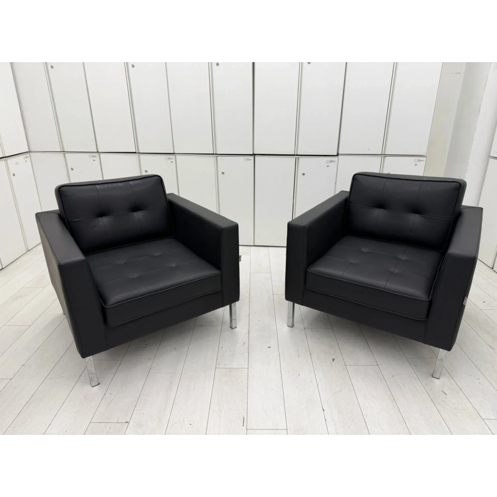 Soffa Deri Tekli Misafir Bekleme Koltuğu - M4151