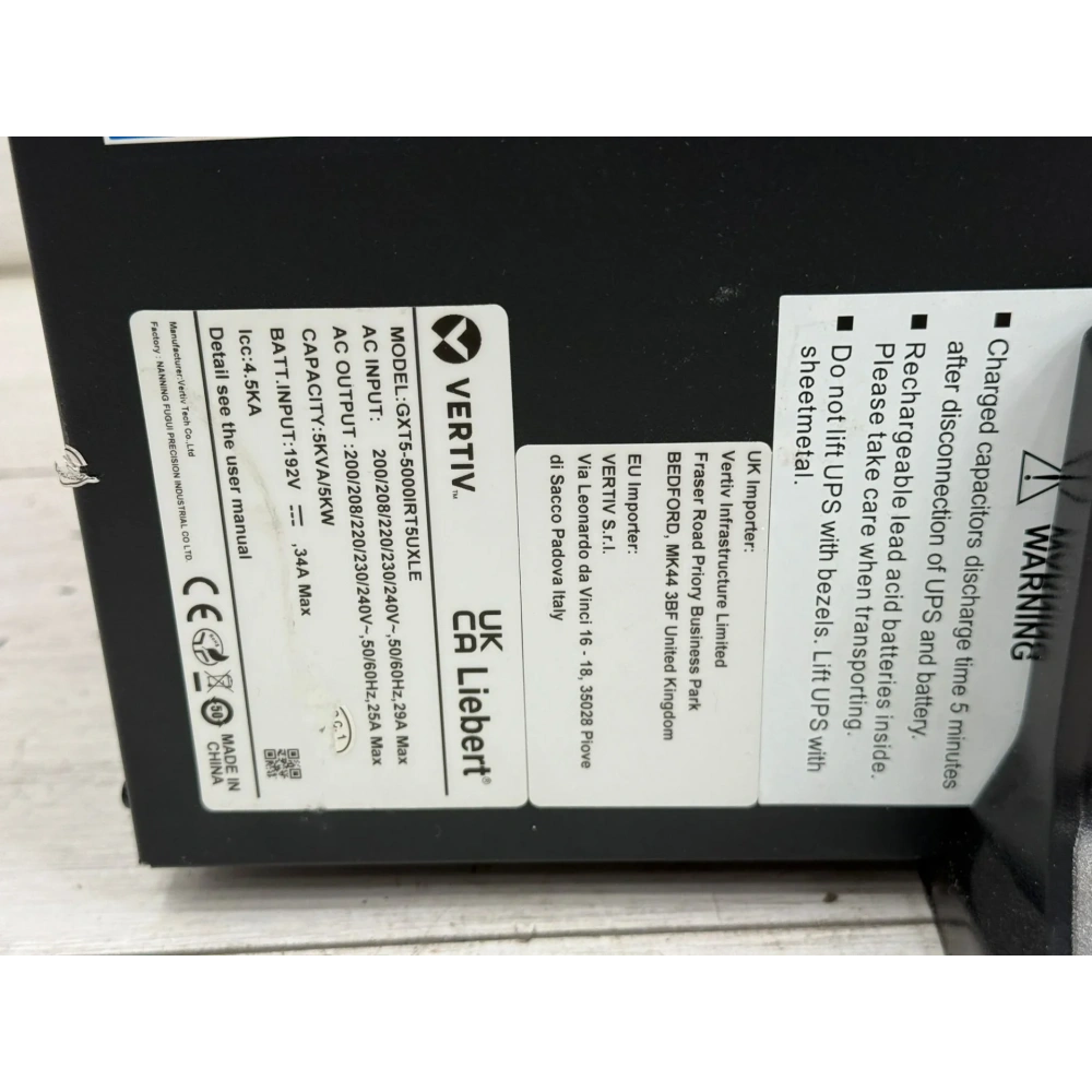 Vertiv Liebert Gxt5 Ups 5 Güç Kaynağı (ups) - M3730