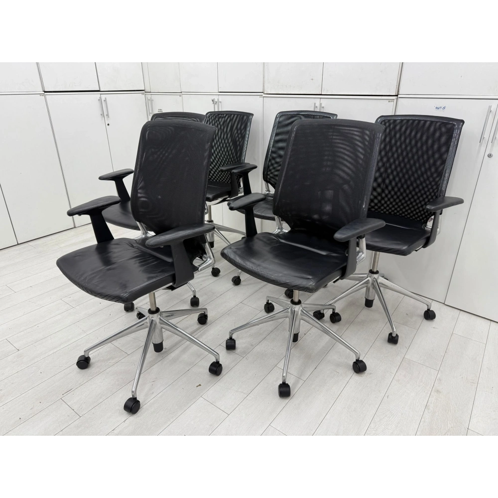 Vitra Meda Deri Yönetici Koltuğu Ofis Koltuğu