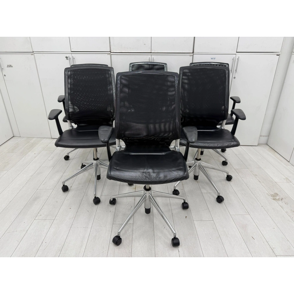 Vitra Meda Deri Yönetici Koltuğu Ofis Koltuğu