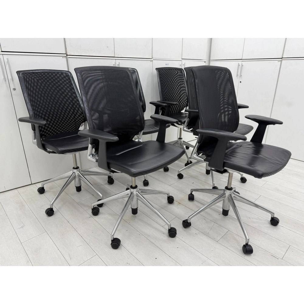 Vitra Meda Deri Yönetici Koltuğu Ofis Koltuğu