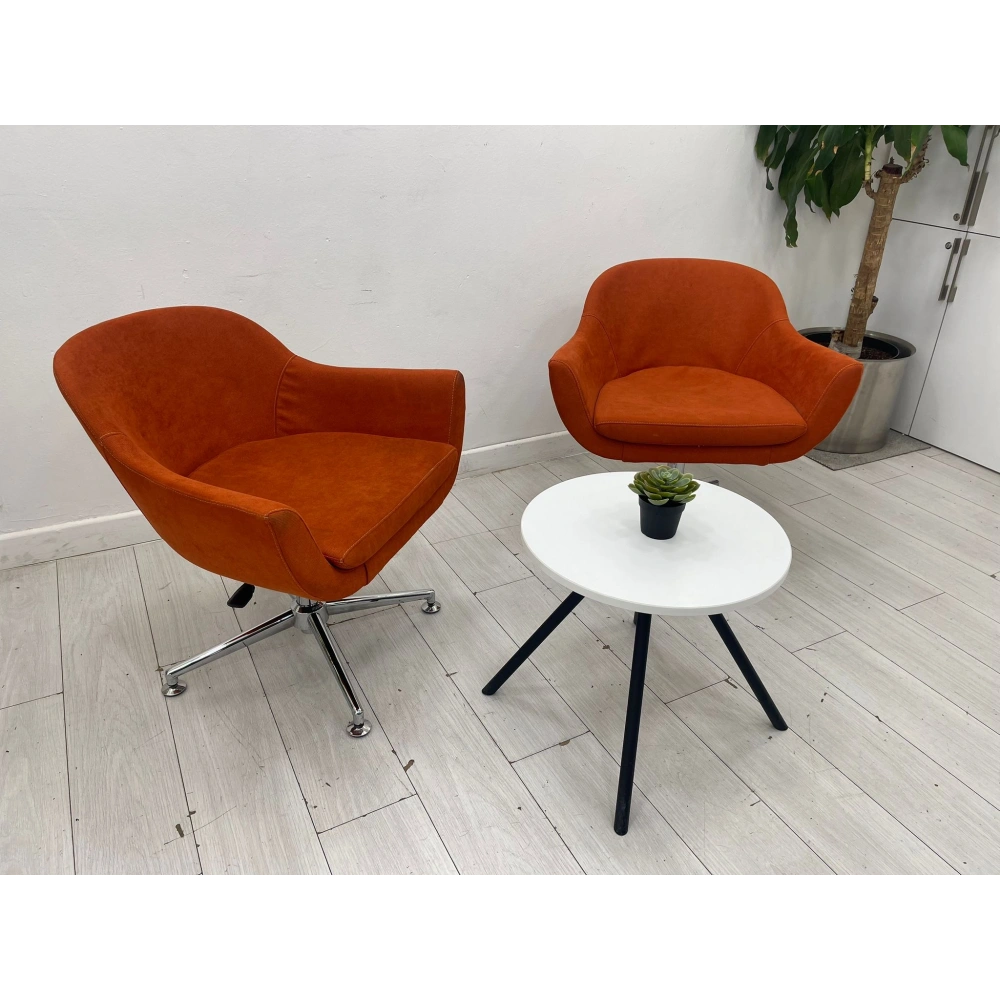 Yükseklik Ayarlı Dönerli Misafir Bekleme Koltuğu