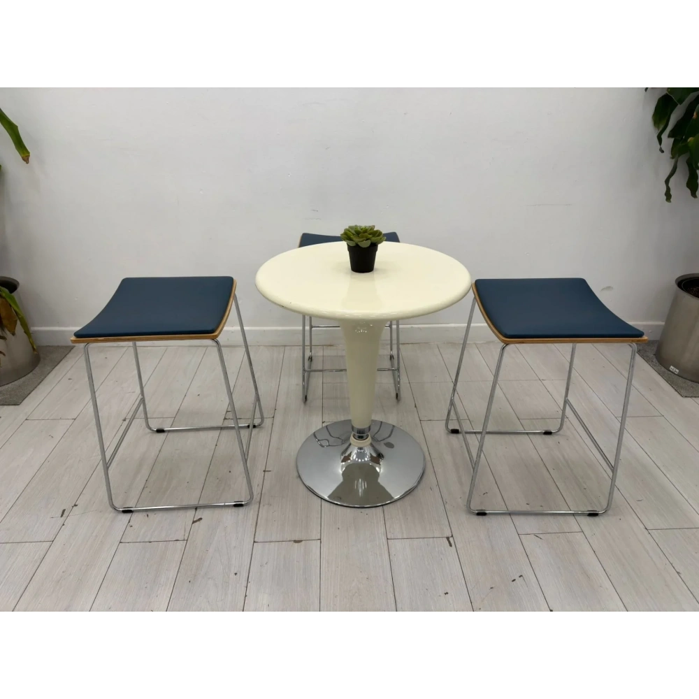 Yükseklik Ayarlı Yuvarlak Bistro Masa - M4520