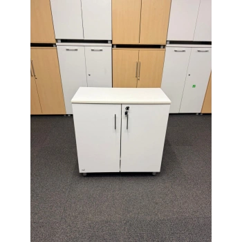 2 Kapaklı Beyaz Dosya Dolabı Arşiv Dolabı