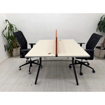 2 Kişilik Çoklu Çalışma Masası Workstation