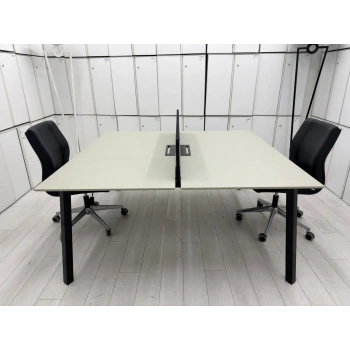 2 Kişilik Çoklu Çalışma Masası Workstation Masa (Nurus Tablalı) - M4705