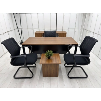 Ceviz Ofis Çalışma Masası Takımı (2 Yıl Garantili)