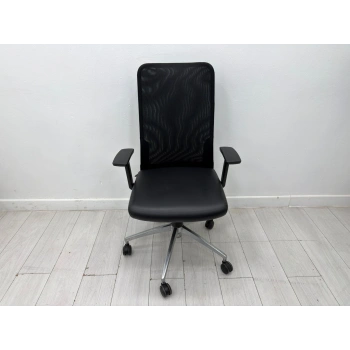 Deri Ofis Çalışma Koltuğu Büro Çalışma Koltuğu