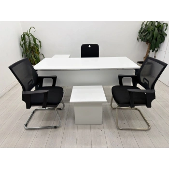 Etajerli Yönetici Ofis Çalışma Masası Müdür Masası