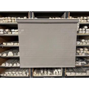 Gri Stor Perde Ofis Perdesi 137x380