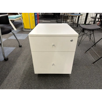 Nurus 2 Çekmeceli Ofis Beyaz Keson - M4696