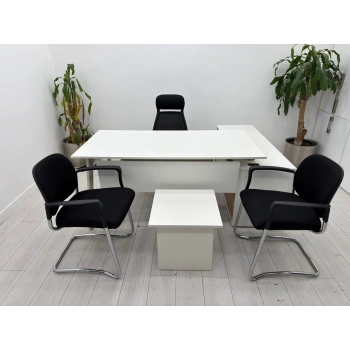 Nurus Etajerli Yönetici Masası Ofis Çalışma Masası