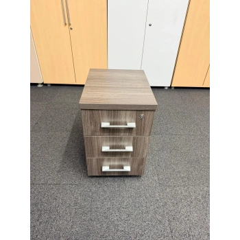 Sabit Ayaklı 3 Çekmeceli Ahşap Keson