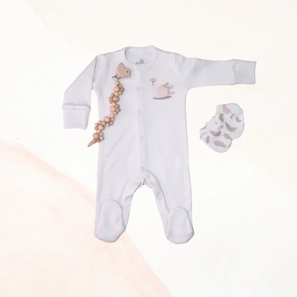 10 lu Baby Swan %100 Pamuk Yenidoğan Hastane Çıkışı