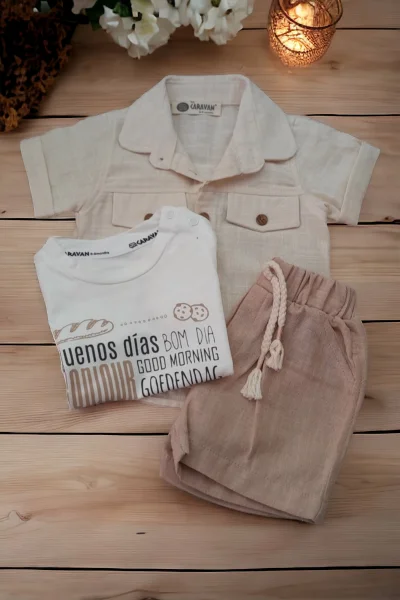 3lü Erkek Çocuk Takım (6 -24 Ay)