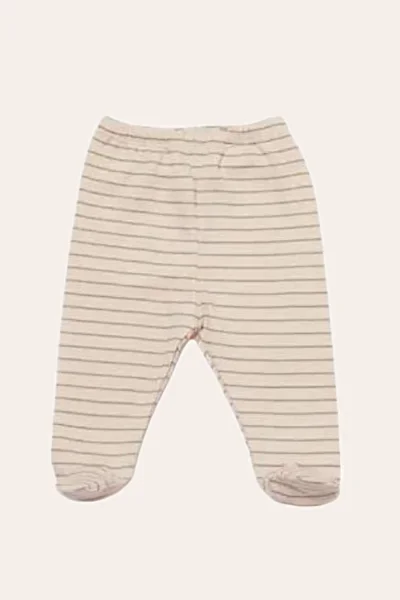 5 Li %100 Organik Pamuk Cool Lines Bunny Yenidoğan Hastane Çıkışı