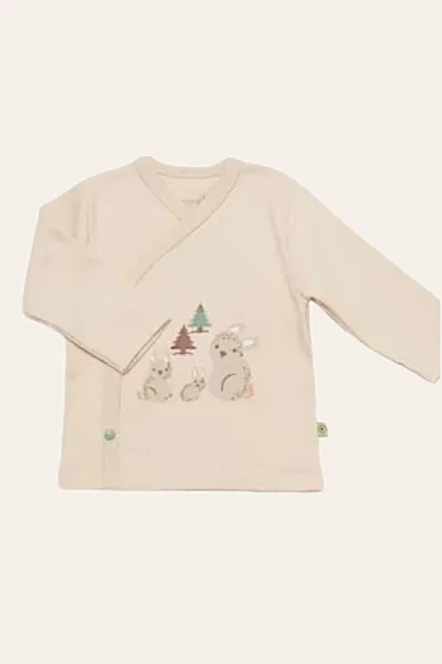 5 Li %100 Organik Pamuk Cool Lines Bunny Yenidoğan Hastane Çıkışı