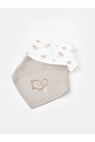 Bej 2 li Curly Ship Fular Mama Önlük Yenidoğan % 100 Organik Pamuk ( 0-3 ay )