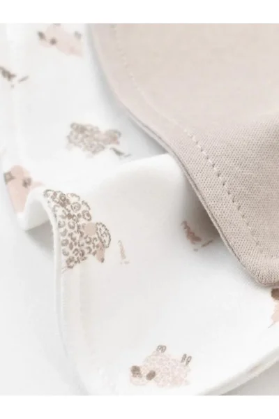 Bej 2 li Curly Ship Fular Mama Önlük Yenidoğan % 100 Organik Pamuk ( 0-3 ay )