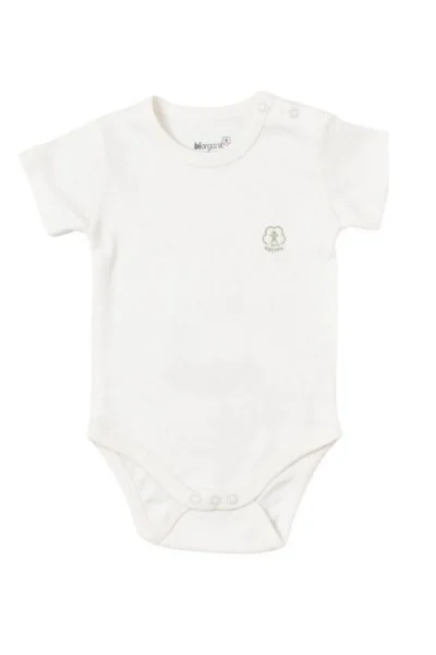 Basic Kısa Kol Çıtçıtlı Body %100 Organik Pamuk ( 0-24 Ay )