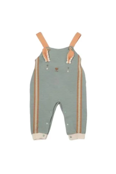 Salopet,uzunkol t-shirt cool lines bunny %100 Organik Pamuk (3-12 Ay)