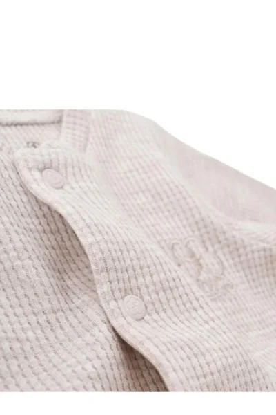 Organik Tulum Fermuarlı Nature In Waffle Kahve Melanj (0-12 AY)