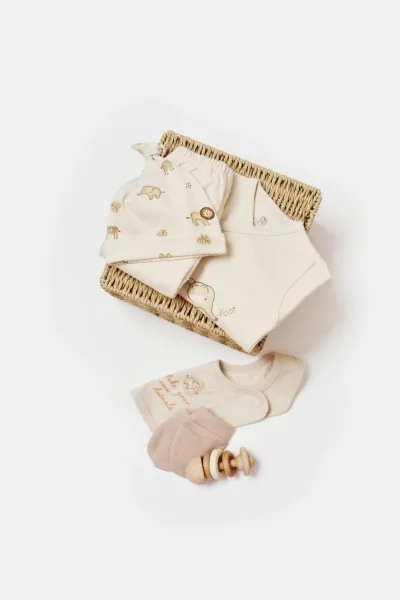 5 Li Animals Kingdom % 100 Pamuk Yenidoğan Hastane Çıkışı (0-3 Ay )