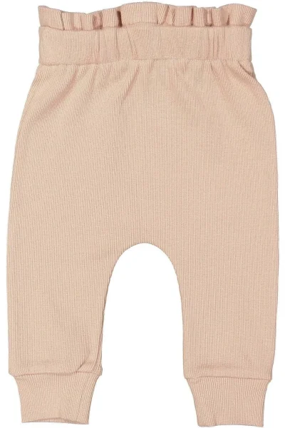 Kız Bebek Pembe %100 Organik Pamuk Fırfırlı İkili Takım ( 0 -4 Yaş)