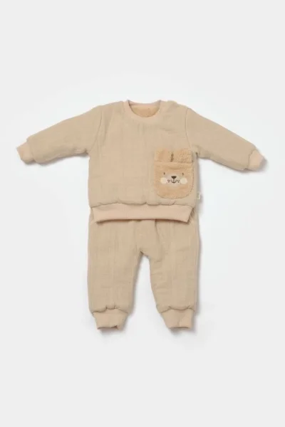 Babycosy Kayısı Içi Tüylü Welsoft Organik Müslin Ikili Takım (3-24 AY)