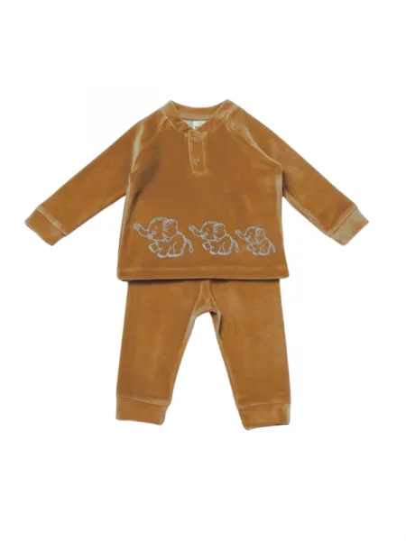 BabyCosy Kadife Organik Alt & Üst Takım ( 3-24 Ay )