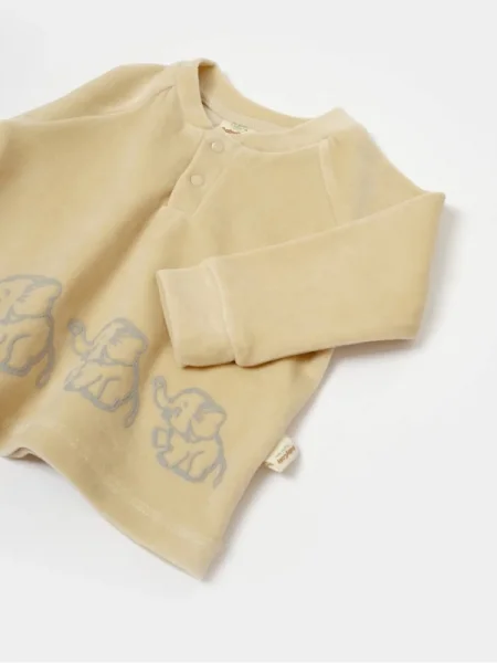 Babycosy Unisex Organik Kadife Alt Üst Takım (3-24 Ay )