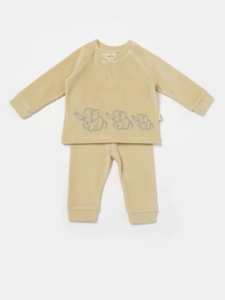 Babycosy Unisex Organik Kadife Alt Üst Takım (3-24 Ay )