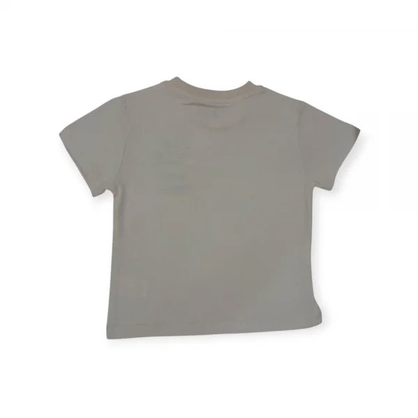 Bej Güneş İşlemeli Erkek Çocuk T-Shirt ( 2-5 Yaş )