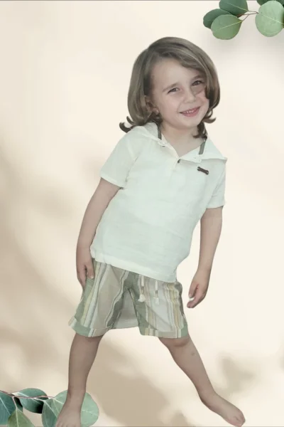 Erkek Çocuk Müslin 2li Takım