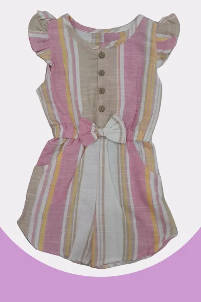 Kız Çocuk Şort Tulum (3-6 Yaş )